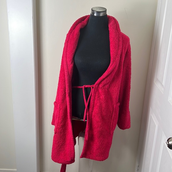 LASenza Hi Barbie Fuzzy Pink Robe Size Small & Medium - Picture 3 of 13